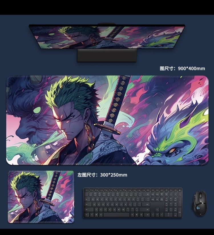 Anime Mousepad New Rubber Mouse Durable Desktop Mousepad Size for Game Keyboard Pad for Gamer