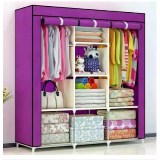 Fancy & Portable Collapsible Clothes Closet Wardrobe Organizer