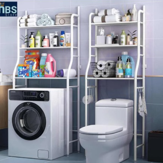 3 Tier Space-saving Bathroom Over Toilet Rack Storage Shelf Organizer