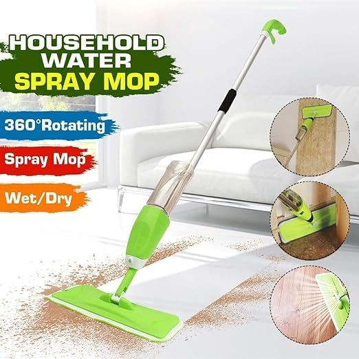 Microfiber Floor Cleaning Spray Mop with Removable Washable Cleaning Pad and Integrated Water Spray Mechanism - Image 3