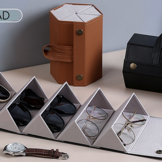 6 Slot Sunglass Roller Case Organizer
