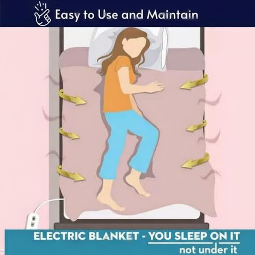 Winter Electric Blanket King Size Bed - Image 3